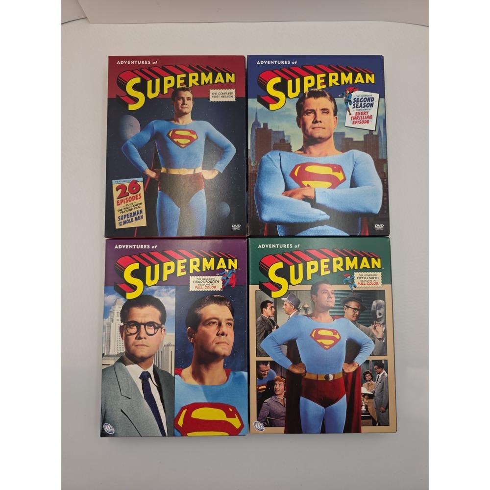 Adventures of Superman Complete Series DVD Seasons 1-6 George Reeves‎ TV Show
